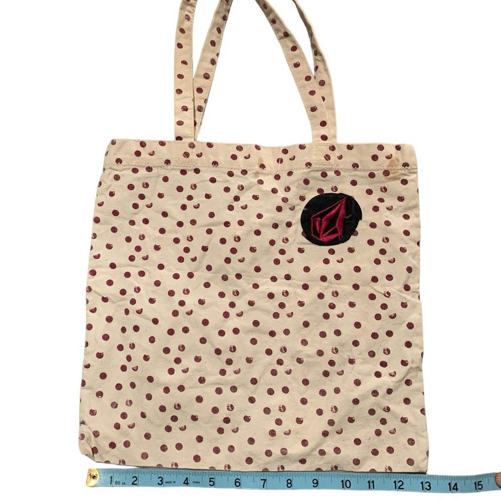 VOLCOM polka dot tote - Picture 5 of 6